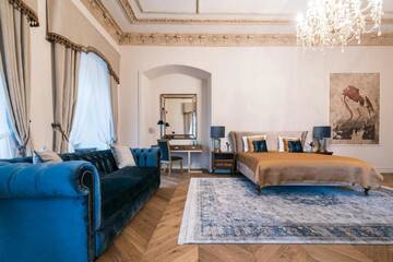 Фото номера Двухместный номер Делюкс с 1 кроватью Отель Hotel Pałac Mojęcice г. Mojęcice 4