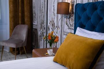 Фото номера Стандартный двухместный номер с 1 кроватью Отель Hotel Pałac Mojęcice г. Mojęcice 2